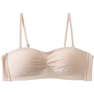 隐形文胸无钢圈抹胸光面2025新款