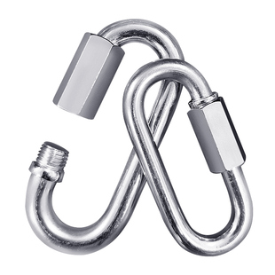 快速连接环镀锌安全扣挂钩卡扣保险扣配件栓牛狗链条扣链条扣子