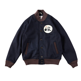 A.C.E.浮生出品 40S 羊毛棒球夹克 棒球服 毁灭者