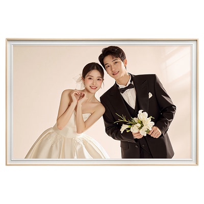 婚纱照相框挂墙高清定制大尺寸