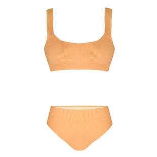 OceanMystery新款遮肚性感比基尼背心式多功能防震冲浪分体泳衣女