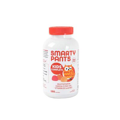 美国直邮SmartyPants儿童多种维生素软糖含omega3+VD+DHA 180粒/3