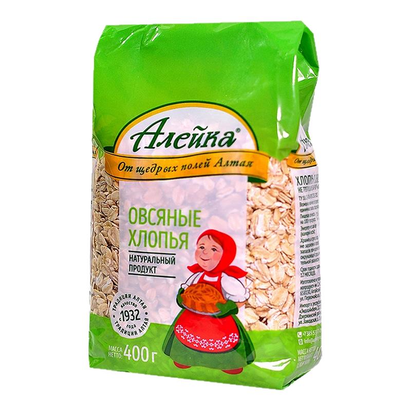 俄罗斯进口艾利客燕麦片免煮粗粮