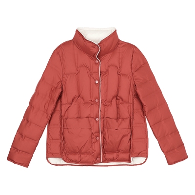 羽绒服外套妈妈小个子