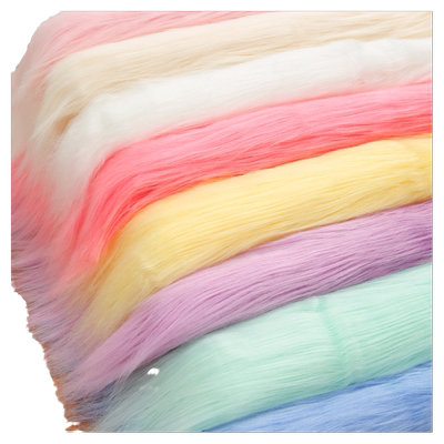 9cm落水毛布料长毛绒兽装兽头