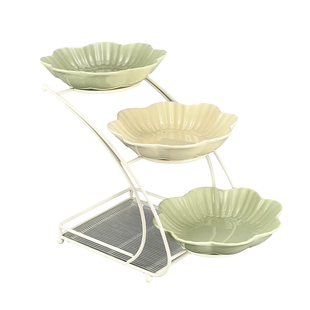 轻奢高档水果盘客厅家用茶几餐桌网红多层零食坚果瓜子摆放盘收纳