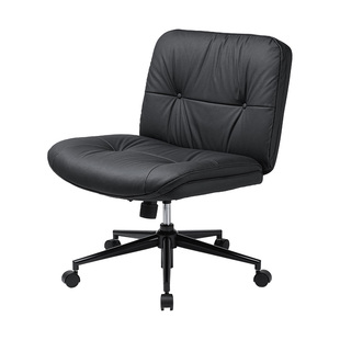 日本SANWA山业电脑椅家用皮革椅舒适久坐学生宿舍办公坐椅盘腿椅