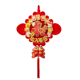 中国结喜庆挂饰马年春节装扮新年乔迁之喜客厅商铺福字吊件装饰
