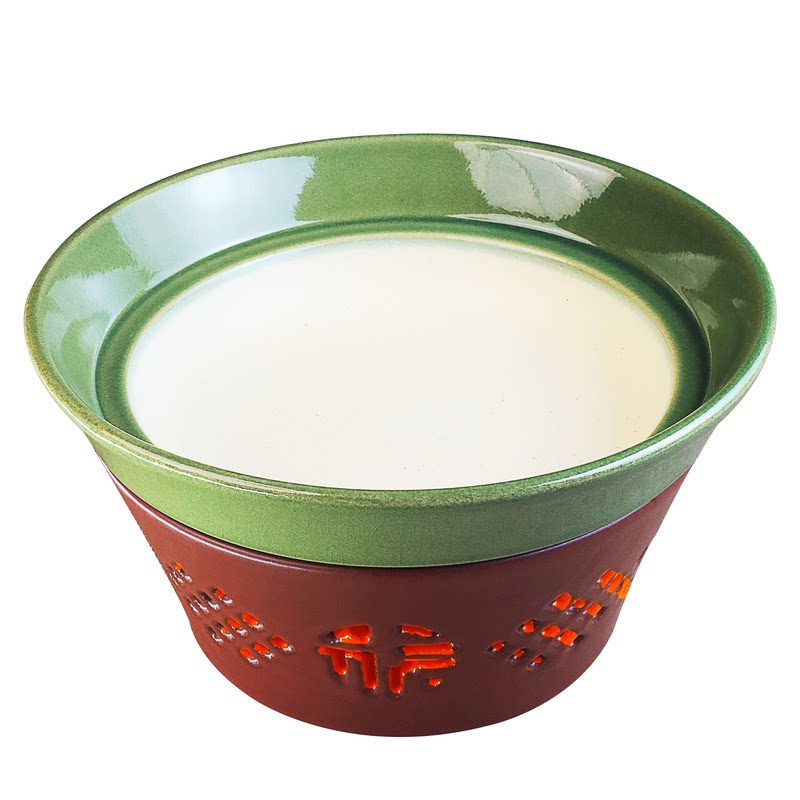 复古山野风菌汤酸菜鱼砂锅明火加热院子餐厅专用锅土菜馆餐具商用