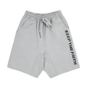 BD健美站新款短裤男夏季印花时尚吊裆休闲短裤男宽松百搭