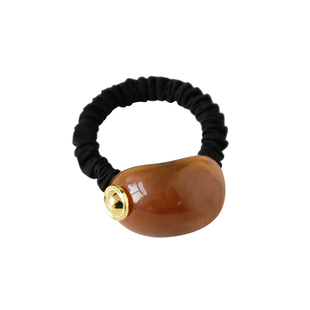 韩国半圆高级感发圈女简约扎头发皮筋绑高马尾发绳耐用丸子头绳