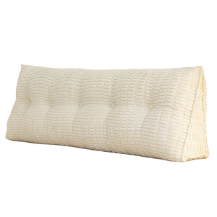 公主风床头靠垫软包三角床上靠背榻榻米软包护腰大靠枕沙发可拆洗