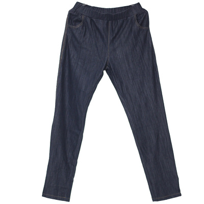 大码女装牛仔长裤 胖mm弹力加肥牛仔小脚裤 300斤显瘦牛仔裤子女