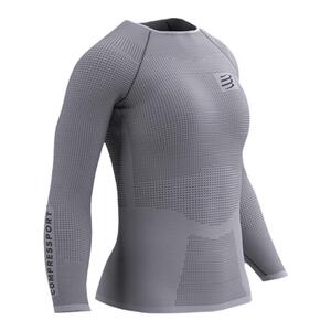 COMPRESSPORT运动开关弹力长袖女瑜伽服修身滑雪跑步秋冬保暖上衣