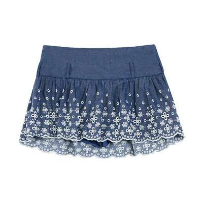 pusumede 对花照影 重工刺绣半身裙女设计感a字防走光包臀裙短裙