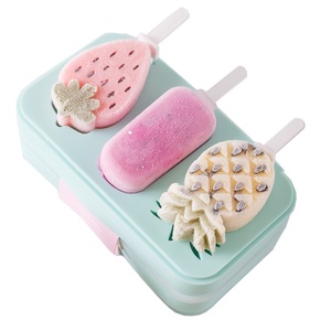 澳洲KE儿童雪糕模具家用自制冰激凌硅胶做冰棒冰淇淋卡通冰棍奶酪