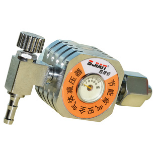 胜捷安氩气表节能减压器双头出气省气王氩弧焊压力气表混合减压阀