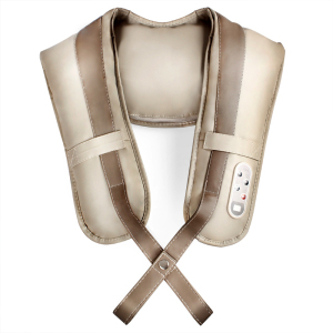 迪夫人颈肩乐捶打颈椎按摩器颈部腰背部按摩器敲打按摩披肩加热