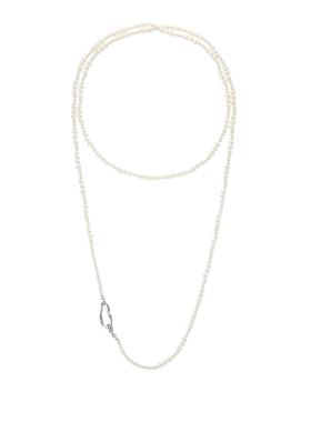 SSV超长拼接大小珠珠项链仿珍珠长项链多种佩戴方式毛衣链