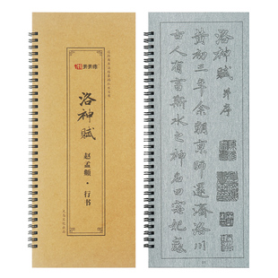 赵孟頫行书洛神赋水写本全文描红赵体毛笔字书法练习临摹水写字帖