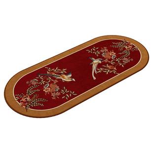 春和锦明床边毯结婚喜庆婚房布置红色加厚新中式高级感长条地毯