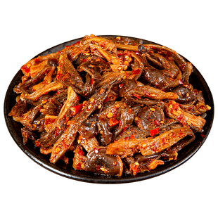 湖南贡菜鹿茸菇开袋即食香辣脆滑卤味解馋菌菇类休闲小零食下饭菜