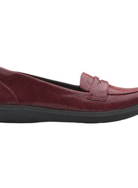clarks中口圆头平跟低帮鞋