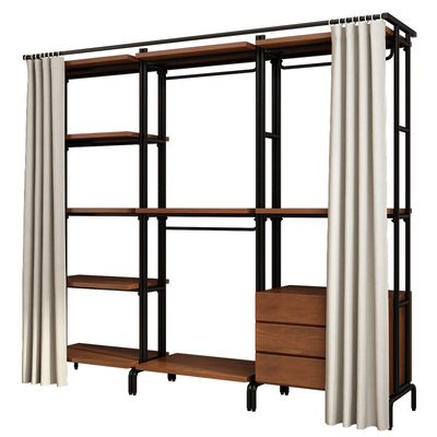 南辉简约金属衣柜衣帽间