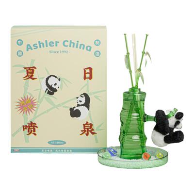 爱诗乐熊猫无火香氛礼盒套装生日礼物藤条卧室木质香薰摆件送朋友