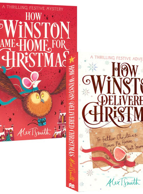 How Winston Delivered Christmas Came Home For Christmas 大耳鼠温斯顿的圣诞主题章节书2册 章节小说 英文原版进口儿童图书