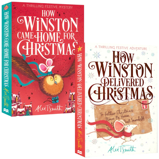How Winston Delivered Christmas Came Home For Christmas 大耳鼠温斯顿的圣诞主题章节书2册 章节小说 英文原版进口儿童图书