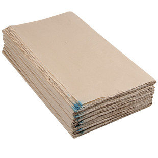 纯手工毛边纸书法练习加厚半生熟初学毛笔练字四尺无格超薄蝉翼纸