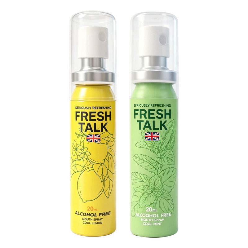 英国Fresh Talk口喷口腔清新喷雾持久型口气清新口臭异味接吻神器