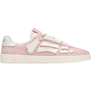 【秋冬直降】AMIRI 2025年早秋女鞋粉白骨头元素德训鞋