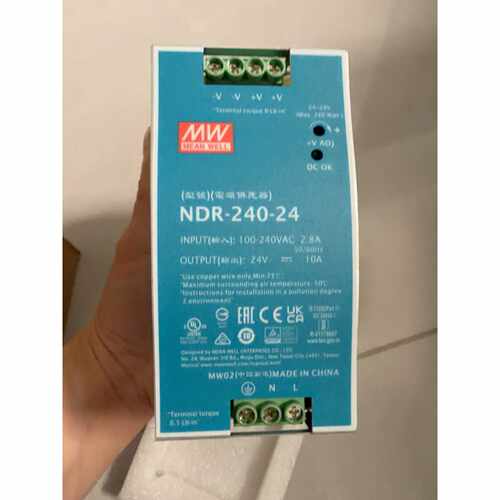 询价-明纬NDR24024导轨式开关电源未使用-可维修