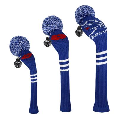 高尔夫球杆木杆套一三五球杆套木球道木小鸡腿帽套针织杆套 单个