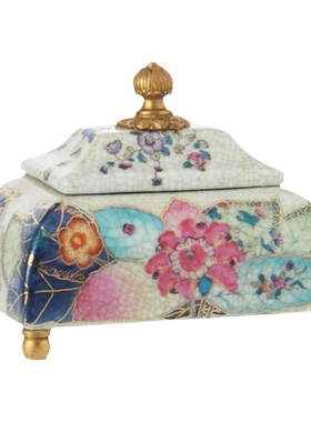 欧式风软装摆件陶瓷收纳工艺品