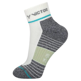 威克多VICTOR胜利SK2024羽毛球袜短筒男女运动透气吸汗柔软SK1024