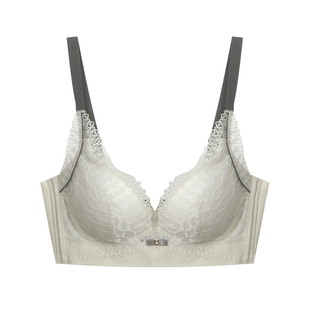 玉姿一族文胸正品胸罩聚拢7717 A杯加厚款无钢圈天然乳胶新款内衣