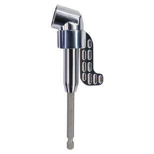 批头拐角器105度死角螺丝刀批头加长连接杆万向螺丝刀转角器转弯