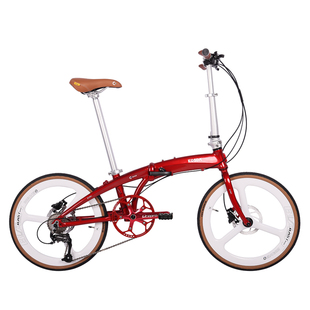 KOSDA折叠车自行车碳纤维轮组451碳刀轮超轻便携成人变速油压碟刹