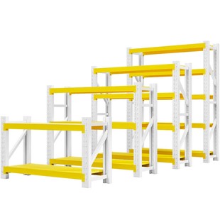 仓储货架多层置物架靠墙储物架仓库落地展示架家用超市多功能铁架