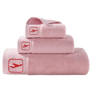 芝华仕浴巾毛巾方巾套装三件套万华镜新疆长绒棉年会奖品家庭自用