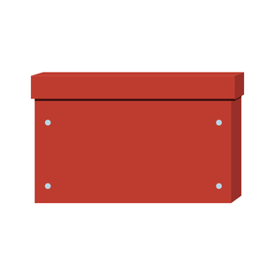 ISUKA/一树家构造系列18号环保纸质收纳箱搬家玩具卧室整理储物箱