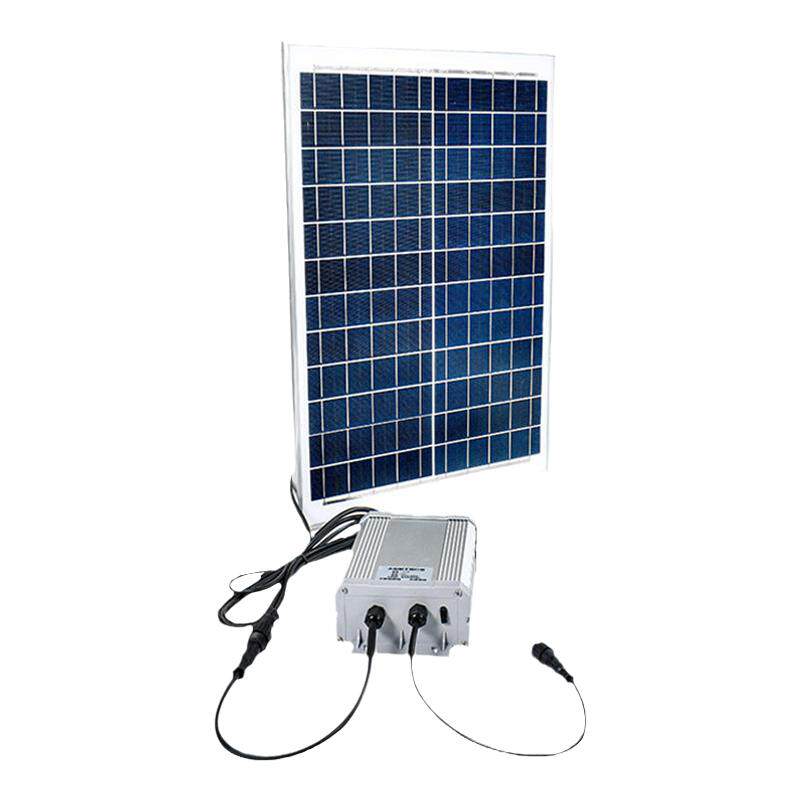 太阳能供电系统12V24V户外发光字广告灯箱低压灯带光伏发电蓄电池