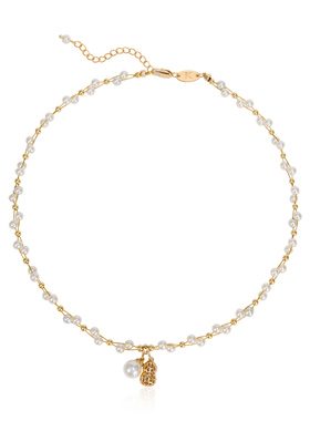 Idokawa好柿花生吊坠珍珠项链女