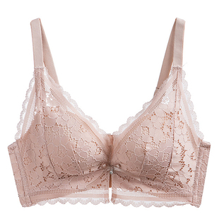 亲肤棉无钢圈平胸小胸罩专用中厚款聚拢调整型文胸收副乳上托内衣