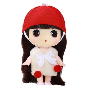 正版冬己迷糊娃娃9cm换装洋娃娃挂件包包挂饰女孩生礼物公主玩偶