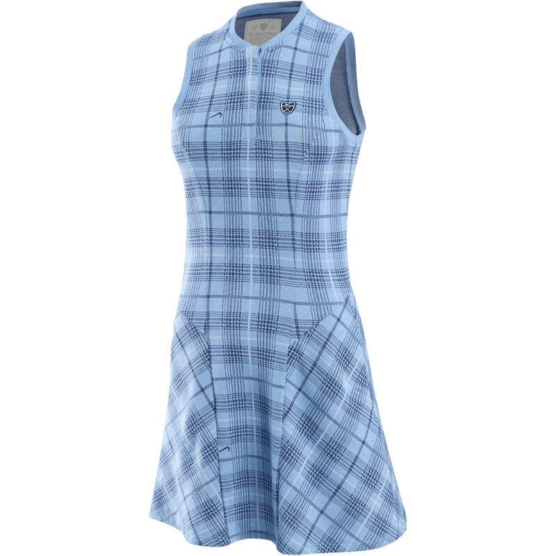 NIKE耐克女子Dri-FIT速干运动裙高尔夫格纹连衣裙IO0354-486