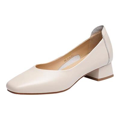 春季女鞋红蜻蜓通勤浅口